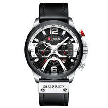 Load image into Gallery viewer, CURREN Luxury Brand Men Analog Leather Sports Watches Men's Army Military Watch Male Date Quartz Clock Relogio Masculino 2019