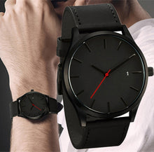 Load image into Gallery viewer, Relogio Masculino 2019 Men Quartz Watch Military Sport Wristwatch Leather Strap Mens Reloj Complete Calendar Watches Homme Saati