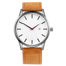 Load image into Gallery viewer, Relogio Masculino 2019 Men Quartz Watch Military Sport Wristwatch Leather Strap Mens Reloj Complete Calendar Watches Homme Saati
